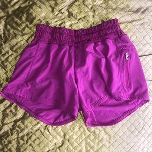 Lululemon Fuchsia Running Shorts